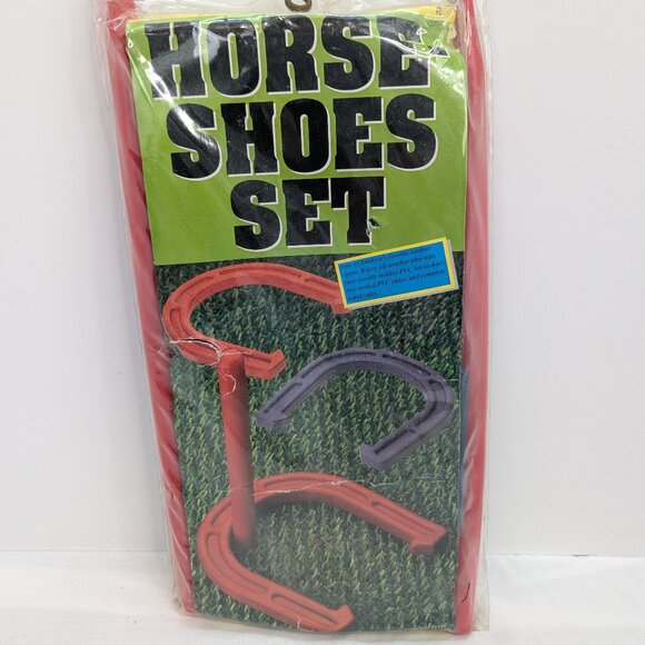 Horse Shoe Set PVC Outdoor Game Item No. 75171 Ivy Mar Co Inc New Packaged - Picture 1 of 6